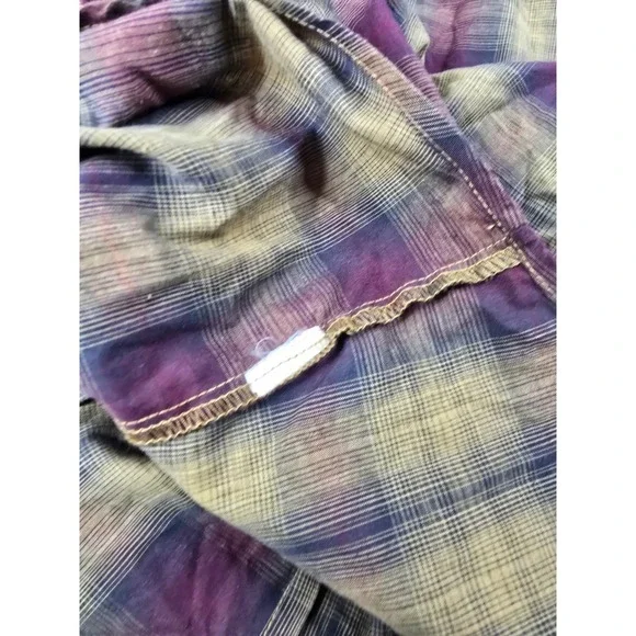 Roper Mens XXL Plaid Western Shirt Long‎ Sleeve Pearl Snap Front Cowboy Casual - Picture 13 of 13